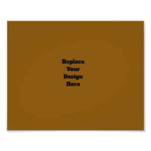 Create Your Own Brown Photo Print
