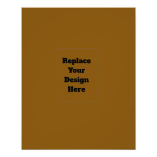 Create Your Own Brown Photo Print