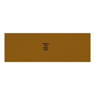 Create Your Own Brown Photo Print