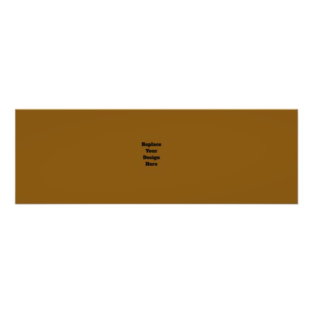 Create Your Own Brown Photo Print (Front)
