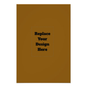 Create Your Own Brown Photo Print