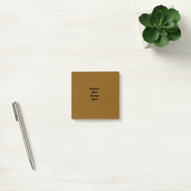 Create Your Own Brown Post-it Notes (Office)