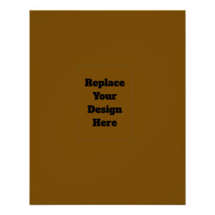 Create Your Own Brown Poster