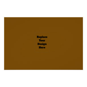 Create Your Own Brown Poster