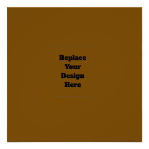 Create Your Own Brown Poster