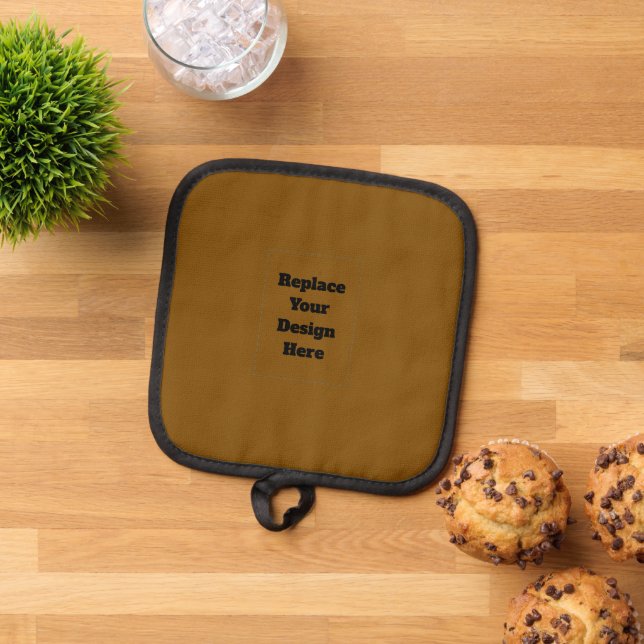 Create Your Own Brown Pot Holder (Top Down)