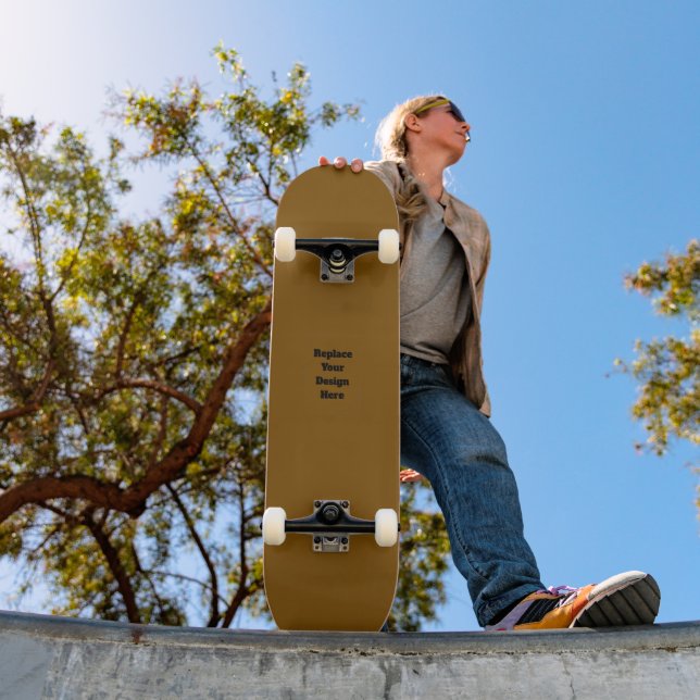 Create Your Own Brown Skateboard (Outdoor 1)