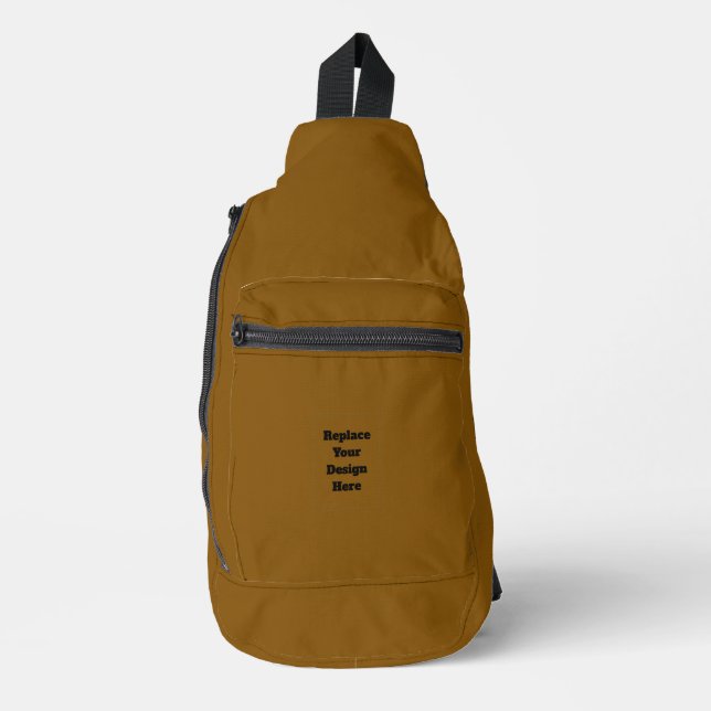 Create Your Own Brown Sling Bag (Front)