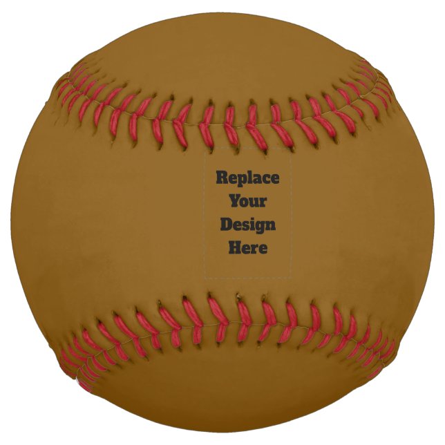 Create Your Own Brown Softball (Front)