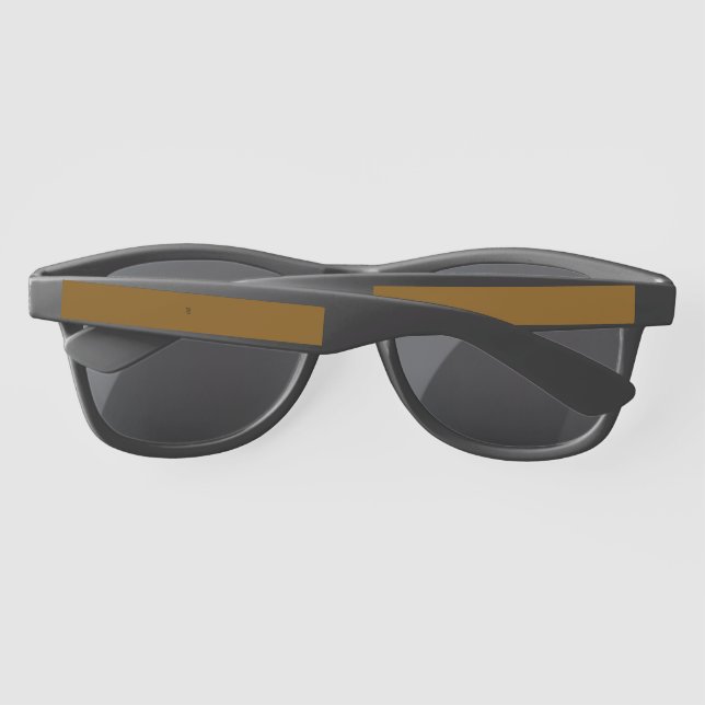 Create Your Own Brown Sunglasses (Back)