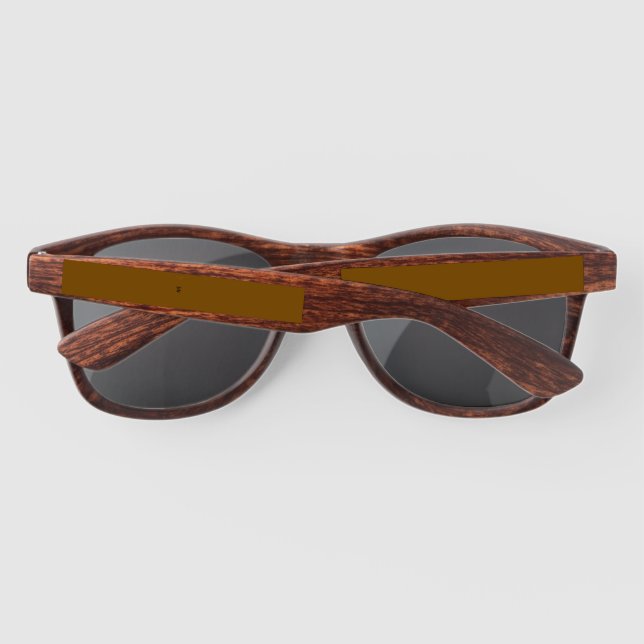 Create Your Own Brown Sunglasses (Back)