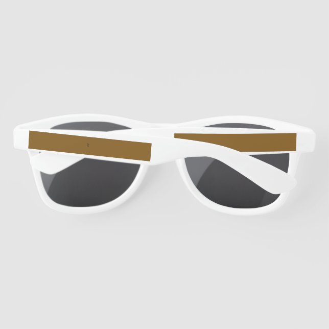 Create Your Own Brown Sunglasses (Back)