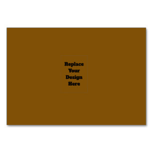 Create Your Own Brown Table Number