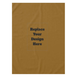 Create Your Own Brown Tablecloth