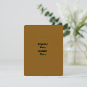 Create Your Own Brown Thank You Card