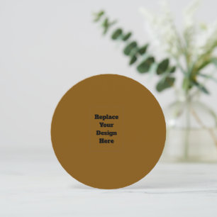 Create Your Own Brown Thank You Card