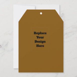 Create Your Own Brown Thank You Card