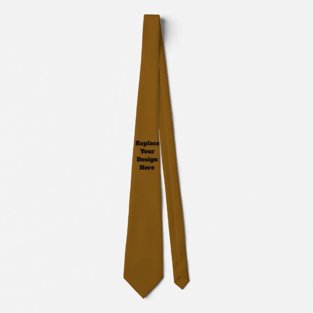 Create Your Own Brown Tie (Front)