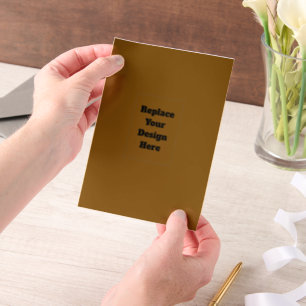Create Your Own Brown Vellum Invitations