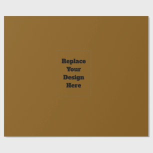 Create Your Own Brown Wrapping Paper