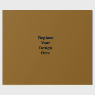 Create Your Own Brown Wrapping Paper