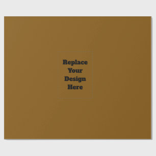 Create Your Own Brown Wrapping Paper