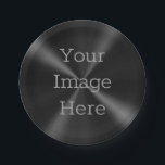 Create Your Own Brushed Radial Jet Black Metal Paper Plate<br><div class="desc">Create your very own personalised disposable paper party plates. Upload fun images cool designs inspirational text or even your company's logo. With this easy to use design tool it is as simple as that to make your image stick in someone's mind. Click personalise, you can simply change the text here...</div>