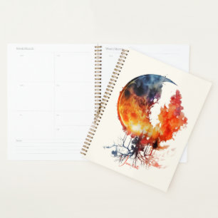 Create Your Own Burning Moon Tree Planner