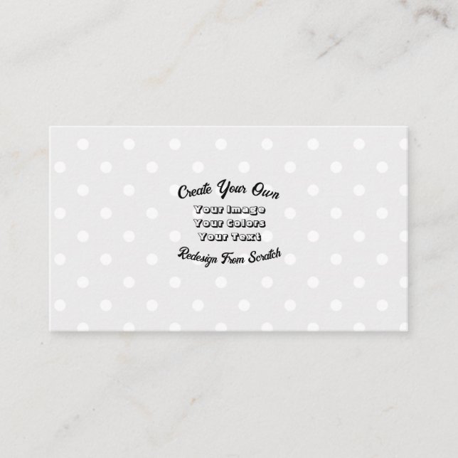 Create Your Own Business Card (Front)