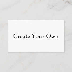 Create Your Own  Business Card
