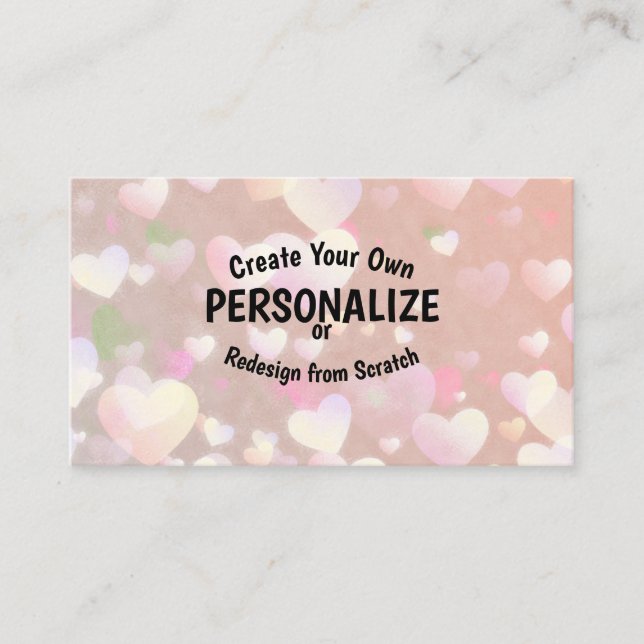 Create Your Own Business Card (Front)