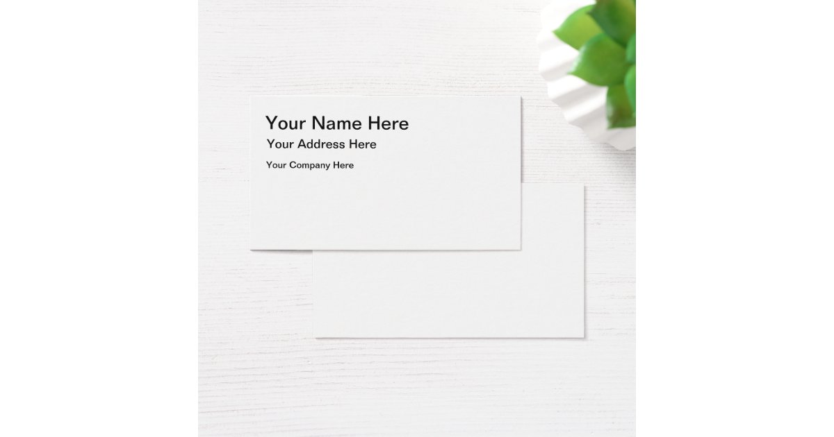 Create Your Own Business Card