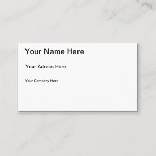 Create Your Own Business Card