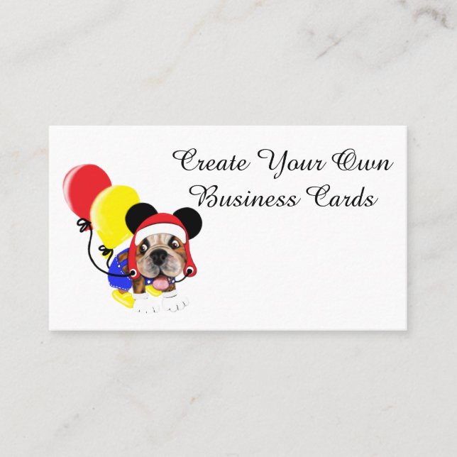 Create Your Own Business Cards (Front)