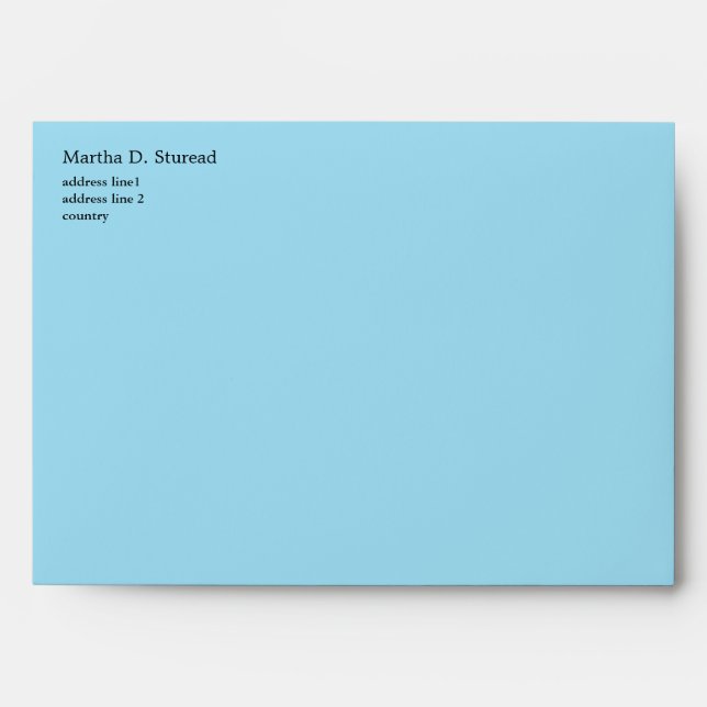 Create your own business envelops. envelopes (Front)