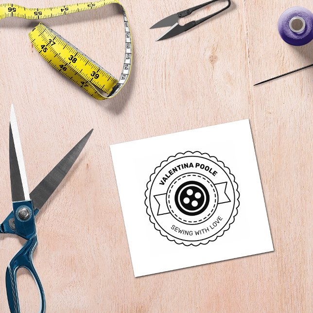 Create Your Own Business Sewing Rubber Stamp (Creator Uploaded)