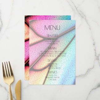 Create Your Own Butterfly Wing Closeup Menu