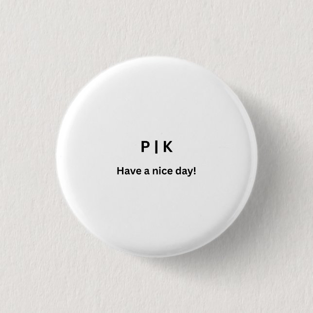 Create Your Own Button (Front)