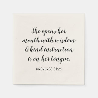 Create Your Own Calligraphy Bible Verse Napkin