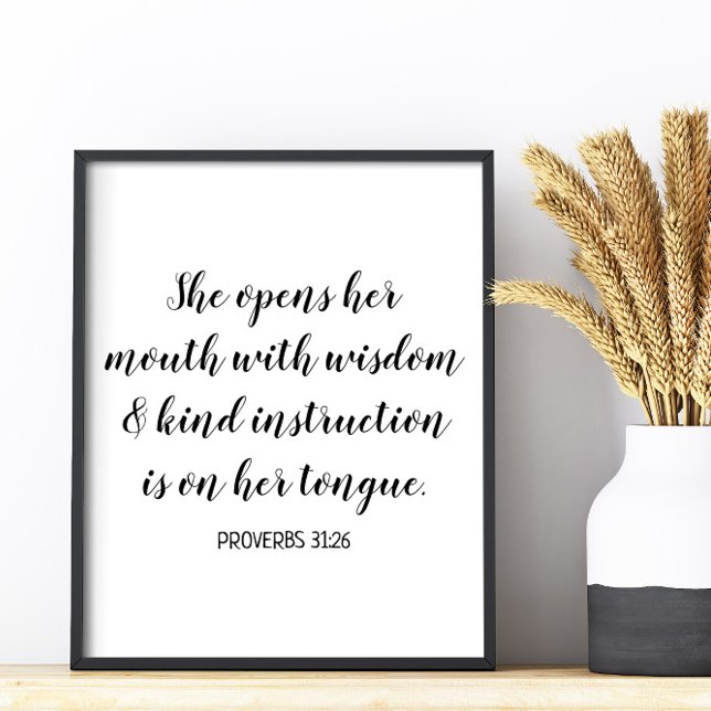 Create Your Own Calligraphy Bible Verse Text Poster (Create Your Own Bible Verse 8x10 Poster)