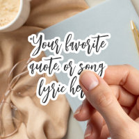 Create Your Own Calligraphy Quote