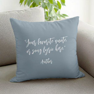 Create Your Own Calligraphy Quote Cushion
