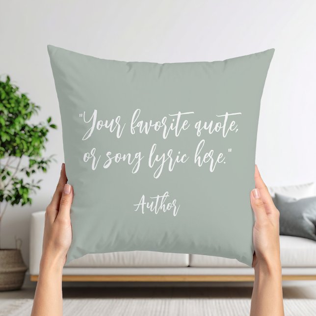 Create Your Own Calligraphy Quote Cushion (Creator Uploaded)
