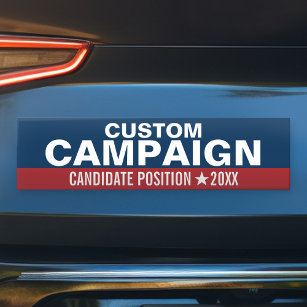 Create Your Own Campaign Gear Bumper Sticker