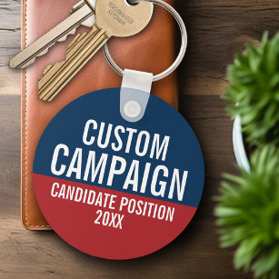 Create Your Own Campaign Gear Key Ring