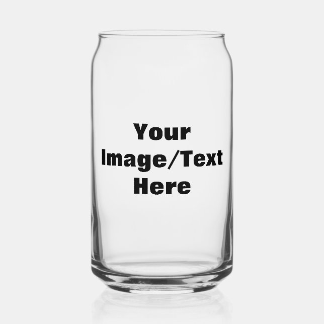 Create Your Own  Can Glass (Front)