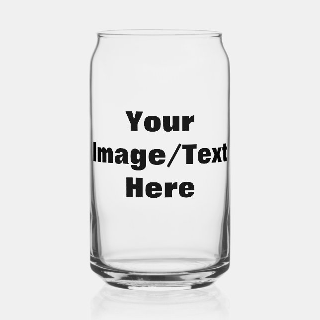 Create Your Own  Can Glass (Front)