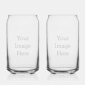 Drinkware Style: Printed Can Glass, Set: Set of 2, Size: 473,17 ml (16-ounce) (Front)