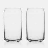 Drinkware Style: Printed Can Glass, Set: Set of 2, Size: 473,17 ml (16-ounce) (Left)