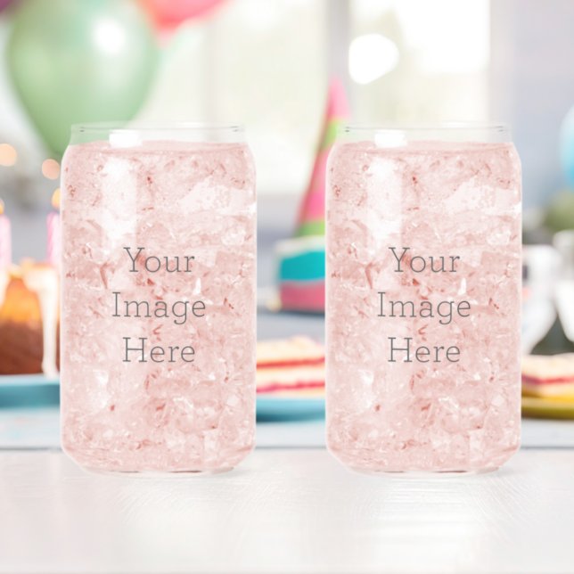 Drinkware Style: Printed Can Glass, Set: Set of 2, Size: 473,17 ml (16-ounce) (Insitu (Birthday))